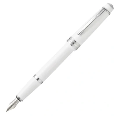Imagen de Cross Bailey Light Pluma Estilográfica, Blanco (Glossy White)