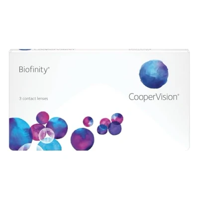 Imagen de Biofinity Lentes de contacto esféricas mensuales (R 8.6 / D 14 8 Diop), Pack 6 uds.