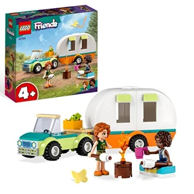Imagen de LEGO Friends 41726 Kampeervakantie SET MET Caravan EN AUTO Bloques de construcción para niños, Talla: One Size, Multi coloured