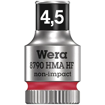 Imagen de WERA 05003718001 8790 HMA HF 4,5 Llave de vaso Zyklop con función sujeción 1/4&quot;
