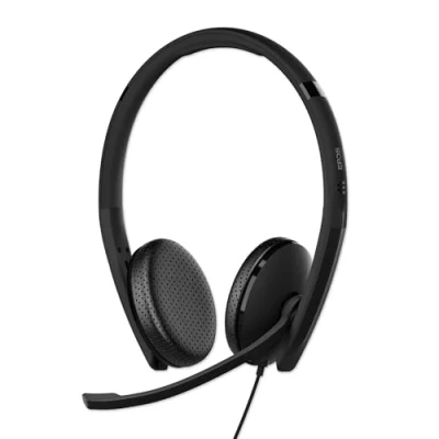 Imagen de EPOS Auriculares con micrófono y USBSENNHEISER C10, Cascos Cable una conexión USBSencilla Flexible tecnología BrainAdapt, Negro, C10 USB C
