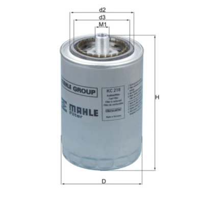Imagen de MAHLE ORIGINAL KC 218 Filtro Combustible enroscable