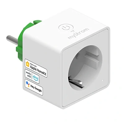 Imagen de myStrom Interruptor WiFi, conmutación, medición y análisis de consumo energía generación sistemas mini PV, funciona con Apple HomeKit, control aplicación voz, IFTTT