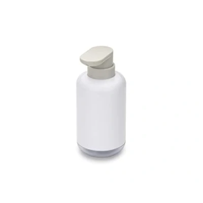 Imagen de Joseph Duo Dispensador Jabón de baño y Cocina, Dosificador con Nivel Relleno, 300 ml, Recargable, Blanco