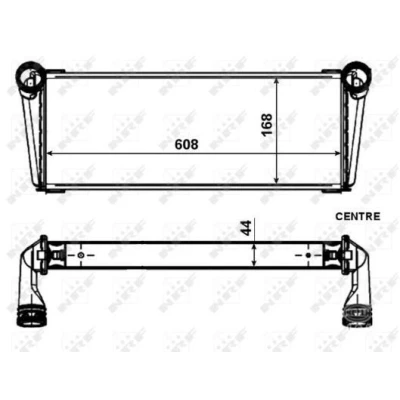 Imagen de NRF 53009 Radiador, refrigeración del motor Aluminio 608 168 44 Aletas soldadas PORSCHE: 911 Coupé