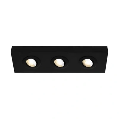 Imagen de BRILONER lámpara de techo LED con color luz ajustable, orientable, LED, iluminación debajo los armarios, cocina, salón, superficie, negro