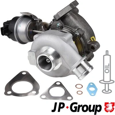 Imagen de JP GROUP 1117405700 Turbocompresor de gases escape incl. kit juntas AUDI: A4 B7 Avant, Berlina