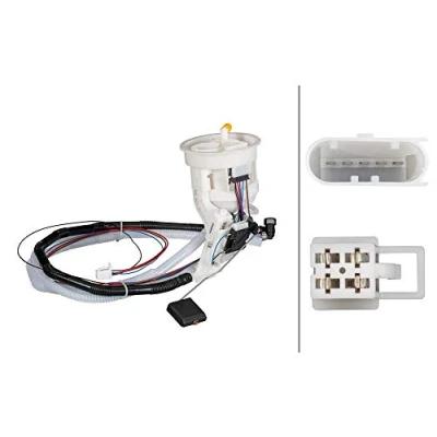 Imagen de HELLA 8TF 358 146 421 Unidad de alimentación combustible sin junta, con sensor nivel regulador presión eléctrico