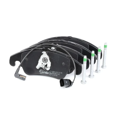 Imagen de BREMBO P 85 098 Juego de pastillas freno con contacto avisador desgaste tornillos pinza freno, clip émbolo sin accesorios norauto,