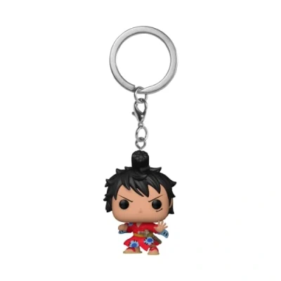 Imagen de Funko Pop! Keychain: One Piece Monkey D. Luffy In Kimono Minifigura de Vinilo Coleccionable Llavero Original Relleno Calcetines Idea Regalo Mercancia Oficial Anime Fans