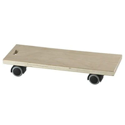 Imagen de Dörner + Helmer Patinete de Transporte Multi, 395 mm x 145 70 mm, Capacidad Carga 80 kg, Ruedas Dobles, para Cajas y Muebles