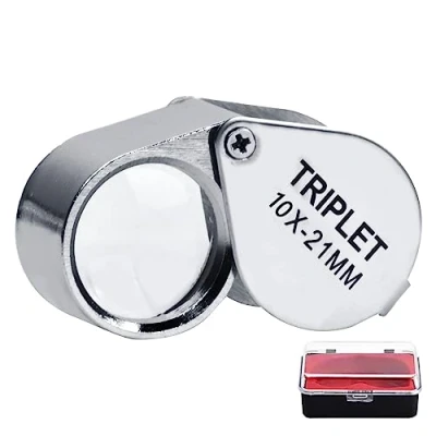 Imagen de Lupa De JoyeríA 10x, Ojos 10x21 mm, Reloj, Profesional, (10x)