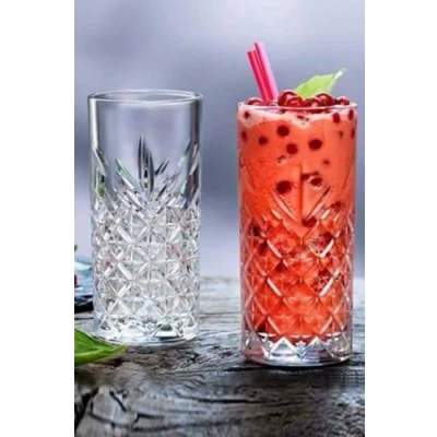 Imagen de Pasabahce Timeless 52800 Vaso alto (450 ml, 12 unidades), transparente