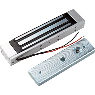 Imagen de LIBO cerradura magnética eléctrica de 180 kg, control acceso, electrónica metal para puerta DC12V, tipo NC a prueba fallos, sistema seguridad, única
