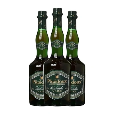 Imagen de Calvados Papidoux V.S.O.P. Very Superior Old Pale 70 cl (Caja de 3 Botellas cl)