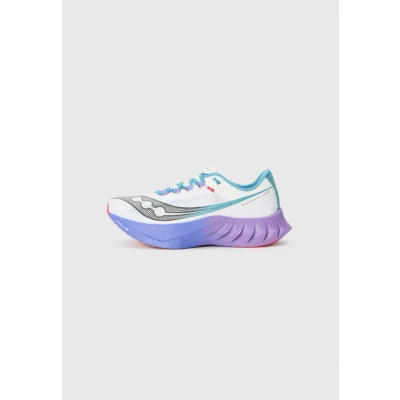 Imagen de Saucony Tenis Endorphin Pro 4 para hombre, blanco (White/Shadow), 41 EU