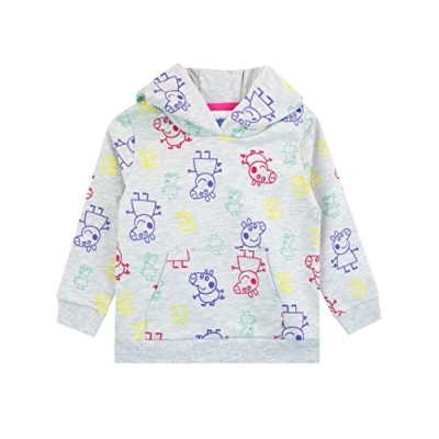 Imagen de Peppa Pig Sudadera con Capucha para Niñas Gris 5 6 años
