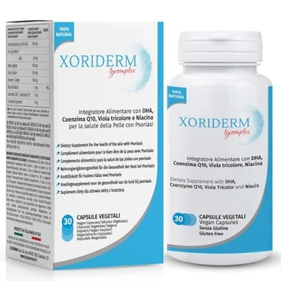 Imagen de XORIDERM LYCOMPLEX Suplemento alimenticio útil en caso de piel enrojecida, irritada y descamada 30 cápsulas