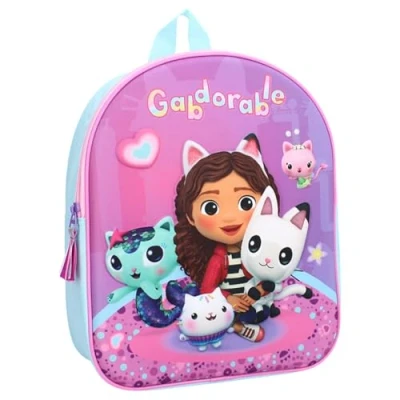 Imagen de Vadobag Mochila 3D Gabby&#039;s Dollhouse Another Dimension 32 x 26 11 cm, morado, 32x26x11 cm