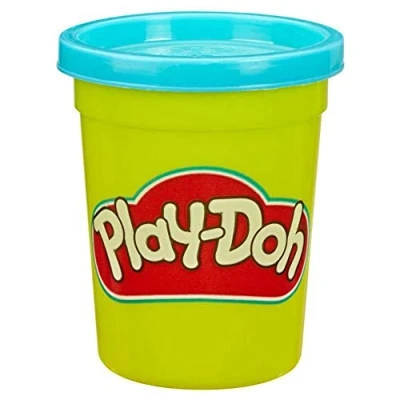 Imagen de Play Doh Pack de 12 Botes plastilina no tóxica Azul, 112 Gramos