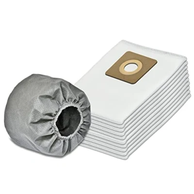 Imagen de 10 bolsas de aspiradora con 1 filtro adecuado para Bosch Advancedvac 20 + Advanced Vac universalvac 15