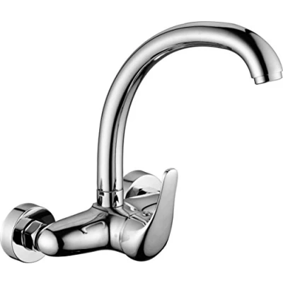 Imagen de DP GRIFERIA GCP150 Grifo monomando de pared alto Forma 150 Peonia, Plateado