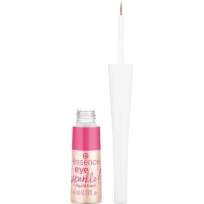 Imagen de Essence Cosmetics Eyeliner Líquido Eye Sparkle, De Larga Duración, Definir, No Se Mueve, Reluciente, Escarchado, 4 ml