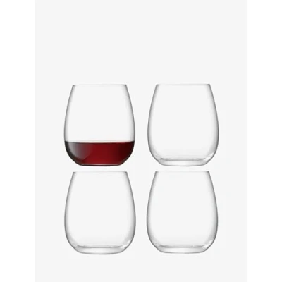 Imagen de LSA International Borough BG11 Vaso sin tallo, 455 ml, 4 unidades, transparente