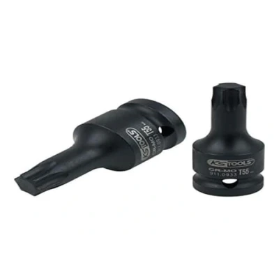 Imagen de KS Tools 911.0933 1/2&quot; Llave de vaso impacto con punta para tornillos Torx, corta, T55