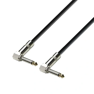 Imagen de Adam Hall Cables 3 STAR IRR 0060 Cable de Instrumento Jack 6,3 mm mono acodado a 0,6 m