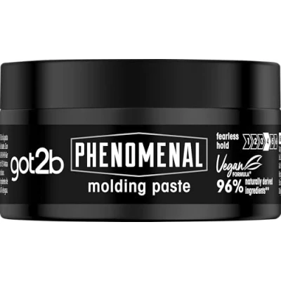 Imagen de Got2b Pasta Moldeadora Phenomenal 100 ml Fijación Segura, Acabado de Apariencia Natural en Segundos, Fragancia Intensa, Moldeadora, Fórmula Vegana