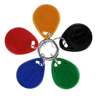 Imagen de LIBO Tarjeta Clave Inteligente ID 125KHz de Control Acceso RFID Proximidad EM4100 TK4100 Keyfobs Llaveros NFC Token (100
