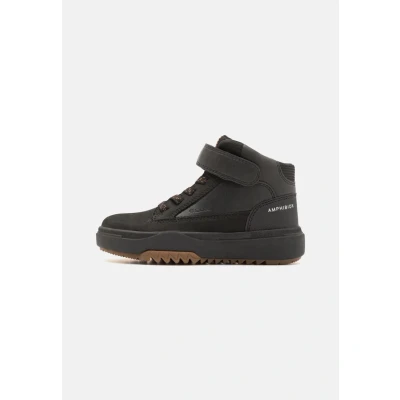 Imagen de Geox Bunshee BOY ABX Botines con cordones para niños, Talla: 32, Black Zapatos
