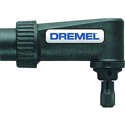 Imagen de Dremel 575 Cabezal Angular Adaptador de Broca Àngulo Recto, Complemento Herramienta Rotativa, Profundidad Trabajo 6 cm