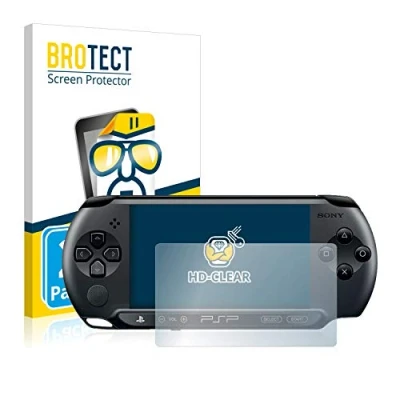 Imagen de BROTECT Protector Pantalla para Sony PSP 1004 Transparente (2 Unidades) Anti Huellas