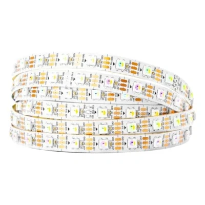 Imagen de BTF LIGHTING RGBW RGBNW Natural White SK6812 (Similar WS2812B) 16.4ft 5m 60leds/pixels/m Individually Addressable Flexible 4 Color in 1 LED Dream Strip Waterproof IP30 DC5V