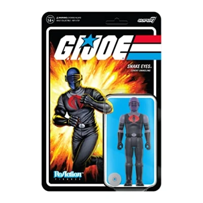 Imagen de Figura de reacción Super 7 Snake Eyes Cobra Pyramid of Darkness G.I. Joe