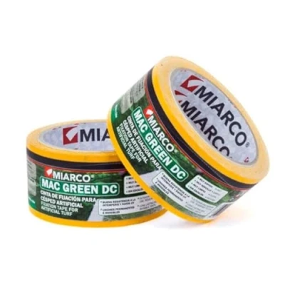 Imagen de miarco 17742 Cinta doble cara para fijación de césped artificial 50mm x 25m