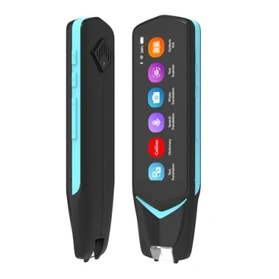Imagen de NEWYES Lápiz Escáner Independiente inalámbrico Pantalla táctil LCD de Lectura OCR Traductor multilingüe Voz y escaneo a Texto