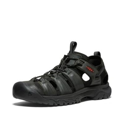 Imagen de Keen Targhee 3 Closed Toe, Sandalias Deportivas Unisex niños, Grey/Black, 24 EU