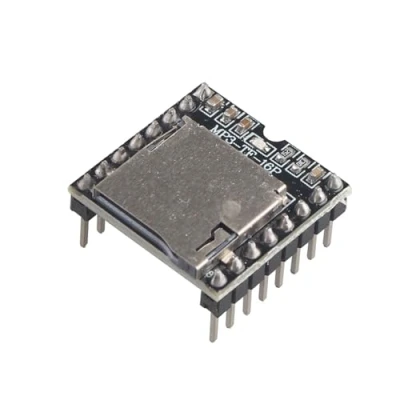 Imagen de HALJIA DFPlayer Mini Reproductor de mp3 DAC 24 bits, Salida Directamente, conectar a Altavoces, soporta Tarjeta TF, Compatible con Arduino Raspberry Pi