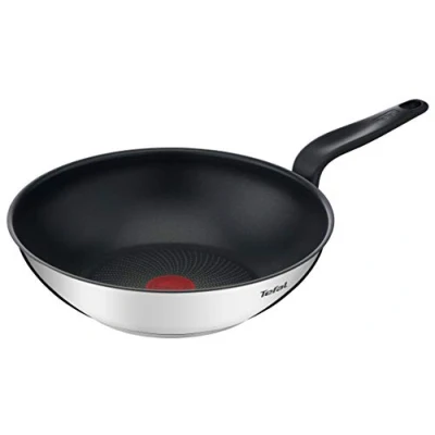 Imagen de Tefal PRIMARY Sartén wok 28 cm, acero inoxidable con antiadherente
