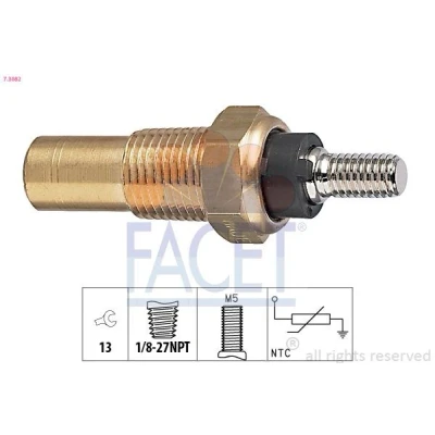 Imagen de FACET 7.3082 Sensor de Temperatura del Refrigerante Made in Italy OE Equivalent FORD: Escort 4, FIESTA 2, 5