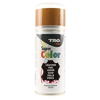 Imagen de TRG The One Tinte en Spray para calzado de Piel y Sintética Ideal Restaurar o cambiar el Color Zapatos Super #347 Gamuza, 150ml