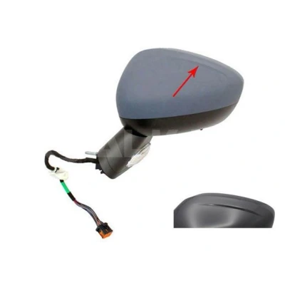 Imagen de Espejo retrovisor Alkar 6153868 izquierda imprimado, con imprimación parcial gris eléctrico calefactable, convexo CITROËN: C4 II Hatchback norauto,