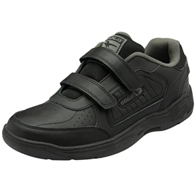 Imagen de Gola Belmont 2 Wide Twin Bar, Zapatillas para Caminar Hombre, Black, 43 EU Ancho