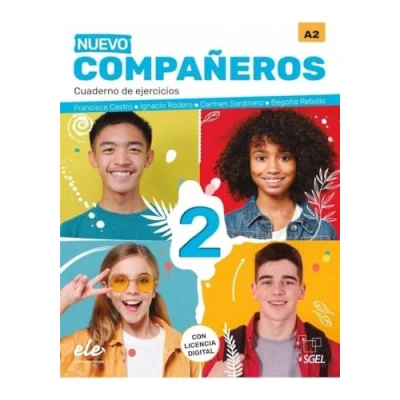 Imagen de Compañeros 2 Ejer + 3ª Edición: Cuaderno de ejercicios licencia digital (A2)