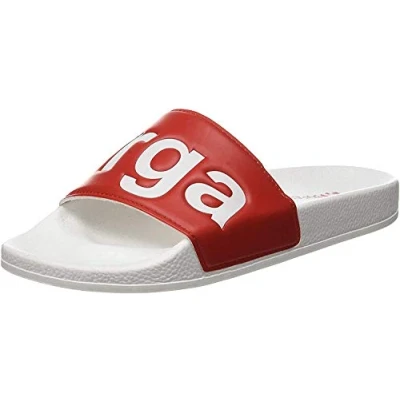 Imagen de Superga 1908 puu, Zapatos de Playa y Piscina Unisex Adulto, Blanco (White/Red A06), 42 EU