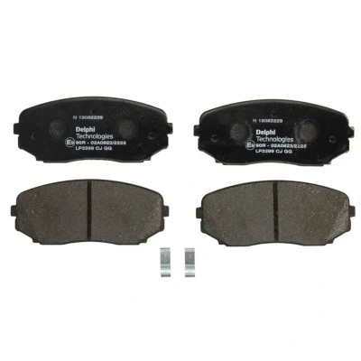 Imagen de DELPHI LP3399 Juego de pastillas freno con avisador acústico desgaste sin chapa antichirridos accesorios MITSUBISHI: Eclipse Cross