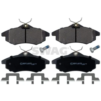 Imagen de SWAG 64 91 6590 Juego de pastillas freno Eje delantero excl. contacto avisador desgaste con material fijación CITROËN: C2 Hatchback